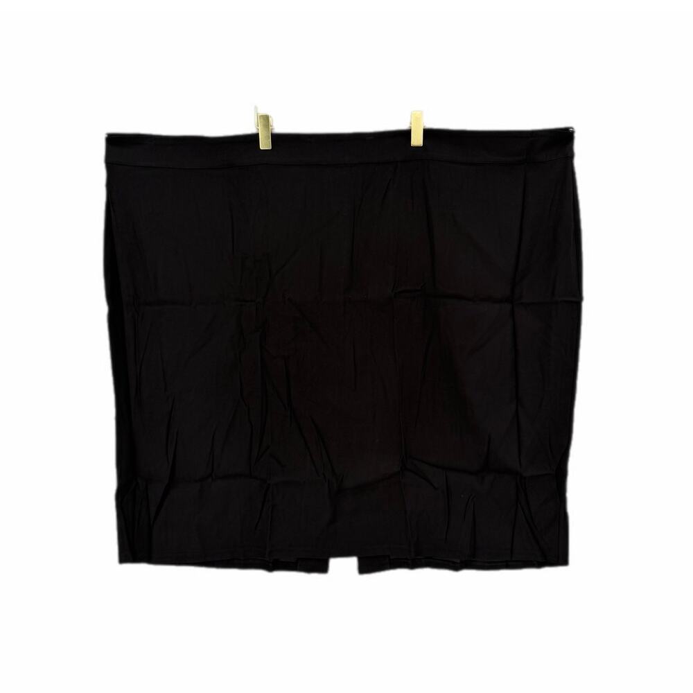 Universal Standard NEW PLUS Black Pencil Workwear Office Professional Chic Skirt